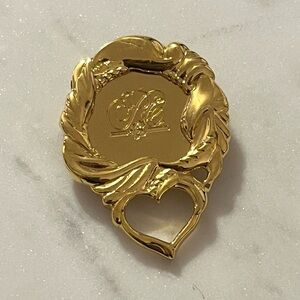 Vintage Avon Presidents Club Gold Tone Brooch Pin Engraved PC 1991